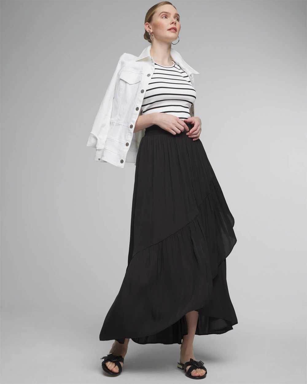 White house black market maxi skirt store